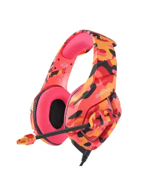 ONIKUMA K1-B Gaming headset (Red)