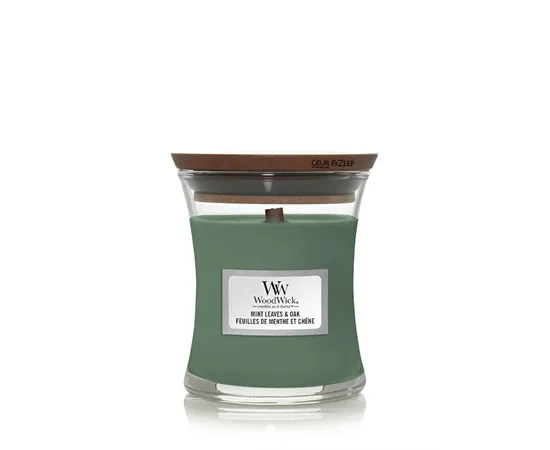 Scented candle vase small Mint Leaves & Oak 85 g