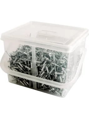 59499 Aluminum rivets 4.0x12.5mm 800 pieces, Mega