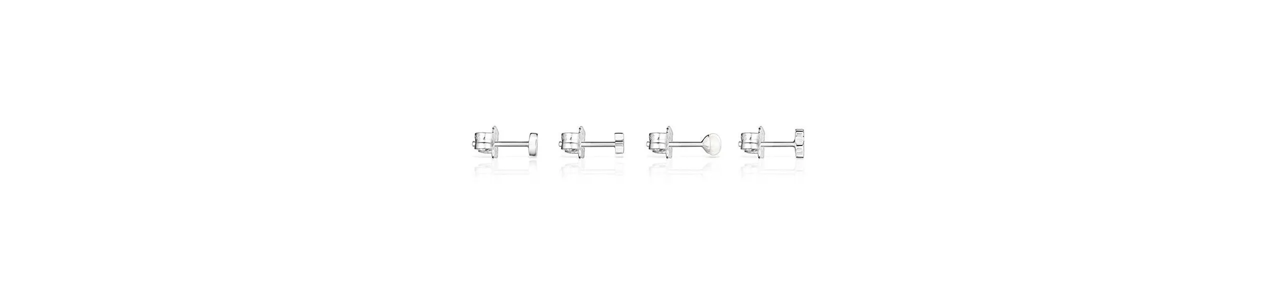 Cool Joy silver stud earrings set 1003190400