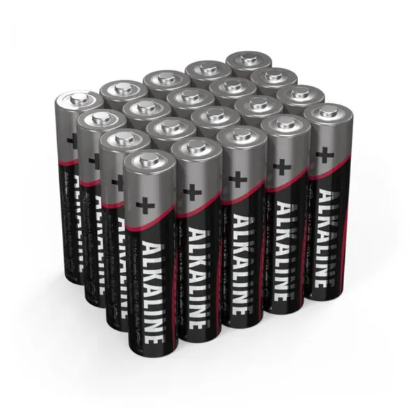 Alkaline Red, battery