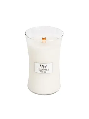Scented candle vase White Teak 609.5 g