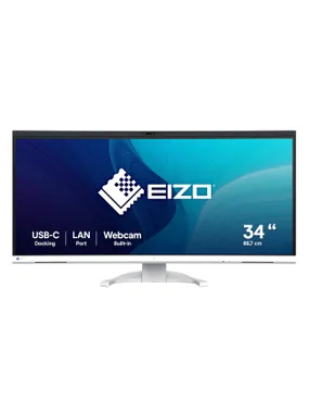 EIZO FlexScan EV3450XC-WT LED displejs 86,6 cm (34,1 collas) 3440 x 1440 pikseļi UltraWide Quad HD White