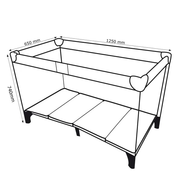 Travel children crib Promedix PR-803B