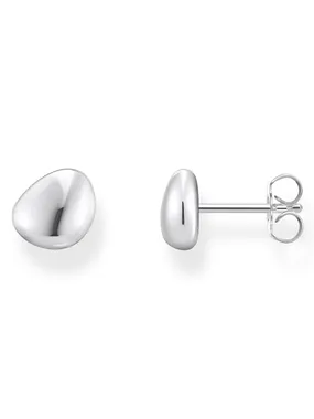 Thomas Sabo H2307-001-21 Bold - Silver Ear Studs organic shape 8,4 mm Ladies