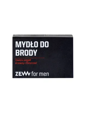 Beard soap with charcoal from the Bieszczady Mountains 85ml