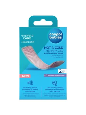 Postpartum gel compresses for heat or cold therapy, 2 pcs.