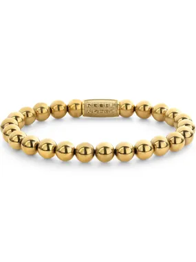 Rebel & Rose RR-80115-G-M Bracelet Yellowgold Handmade Rocks