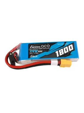 Battery GensAce G-Tech LiPo 1800mAh 7.4V 45C 2S1P XT60