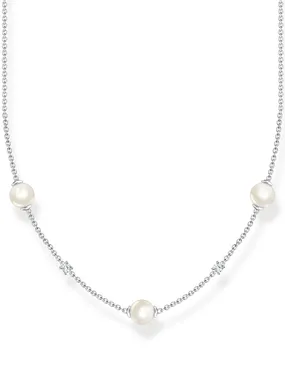 Thomas Sabo KE2120-167-14 Pearl ladies necklace, adjustable