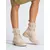 Women's suede beige workers