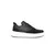 Women's black sneakers with a thick sole