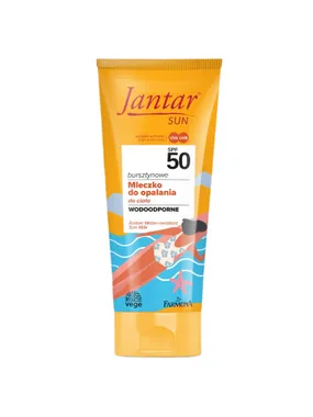 Jantar Sun amber waterproof sunscreen lotion SPF50 200ml