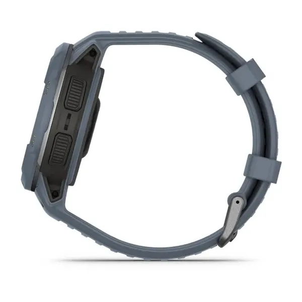 Garmin Instinct Crossover — standarta izdevums 2,29 cm (0,9 collas) MIP 45 mm hibrīds, 176 x 176 pikseļi, zils GPS (satelīts)