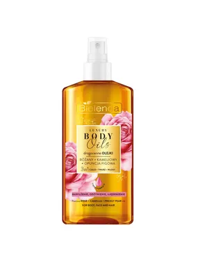 Luxury Body Oils 3in1 care oil Rose + Camellia + Prickly Pear 150ml