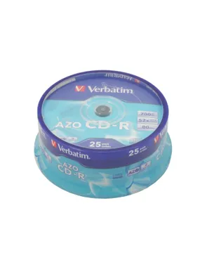 CD-R 52x 700MB 25P CB Azo 43352