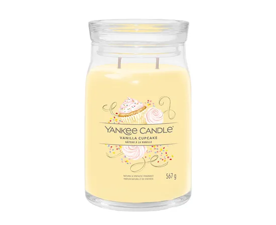 Aromatic candle Signature glass large Vanilla Cupcake 567 g
