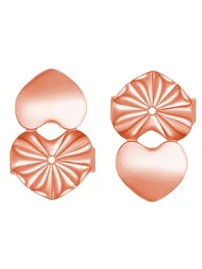 Fashion earring clasp 2 pieces - 1 pair Rose Gold