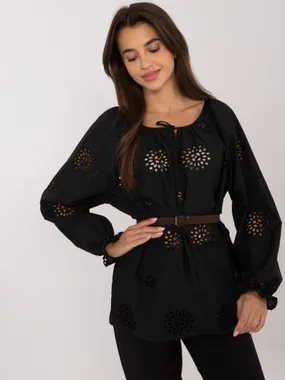 Women's black Casual blouse