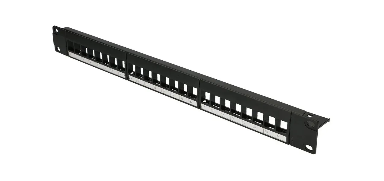 Patchpanel 24 ports UTP modular