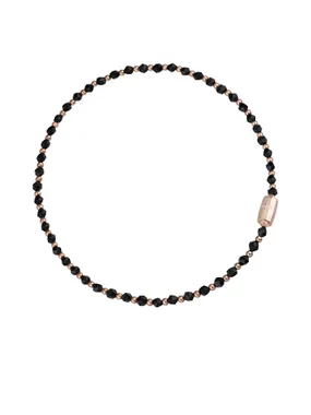 Timeless bead necklace with onyx Magnetica System TJ3048