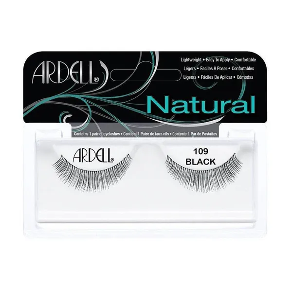 Natural 109 pair of false eyelashes Black