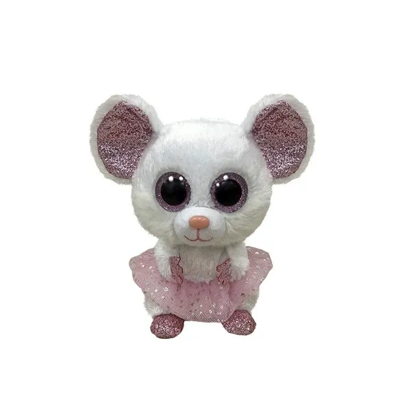 Plush toy Ty Beanie Boss White ballerina Mouse - Nina 15 cm