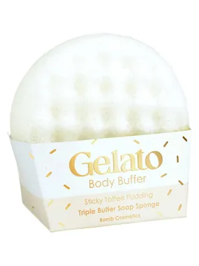 Gelato Body Buffer Sticky Toffee Pudding body wash sponge 200g