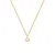 Fine Gold Plated Necklace with Pearl and Diamond Gemstones DN198