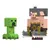 Figures Minecraft Legends Creeper vs Piglin