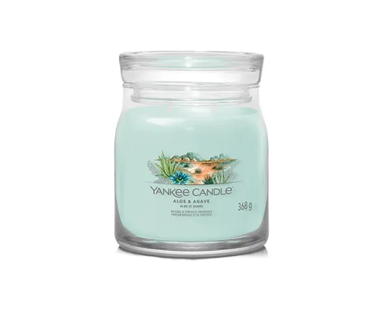 Aromatic candle Signature glass medium Aloe & Agave 368 g