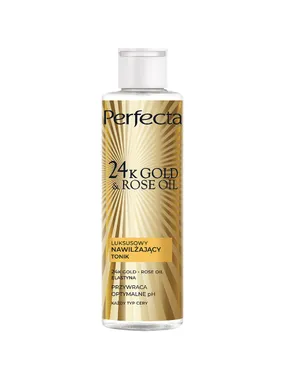 24K Gold & Rose Oil luxurious moisturizing face tonic 200ml