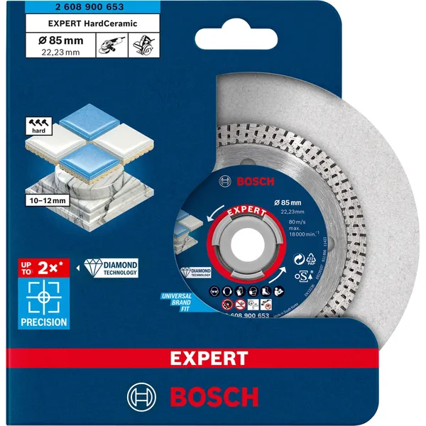 Diamond cutting disc Expert HardCeramic, Ø 85mm