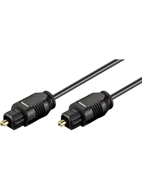 Toslink cable, fiber optic cable Toslink connector