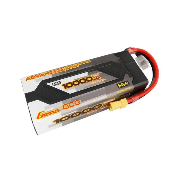 LiPo Gens Ace Advanced 10000mAh 15.2V 100C 4S2P HardCase EC5 battery