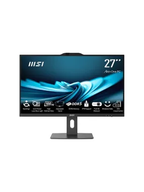 MSI AIO PRO AP272P 1M-845EU Core7-150U 27" IPS LED FHD Non-Touch Anti-Glare 16GB SSD1TB M.2 AX211 WiFi 6E Windows 11 Pro Black