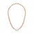 Luxury bronze necklace with crystals Crystal Link DW00400571