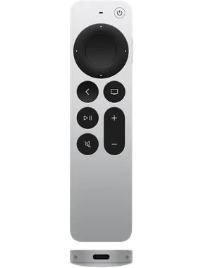 Apple Siri Remote 3rd Gen - A2854 Silver (Refurbished)