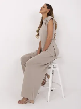 Women's dark meringue elegant set