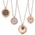 Silver chain Emozioni Silver and Rose Gold Bead CH020