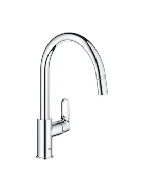 GROHE BauFlow single lever kitchen sink mixer Chomowany