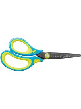 Griffix School Scissors Neon Fresh Blue