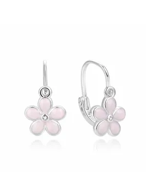 Beautiful girl's flower earrings AGUC1776D