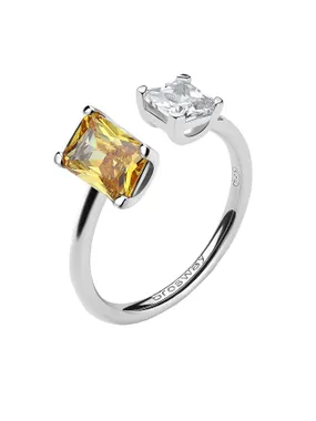 Elegant open ring Fancy Energy Yellow FEY13