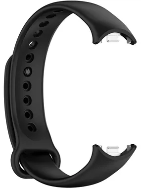 Silicone strap for Xiaomi 9 and 8 - Black