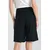 Short, linen shorts - black - SD86