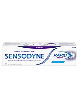 Rapid Relief toothpaste with fluoride 75ml