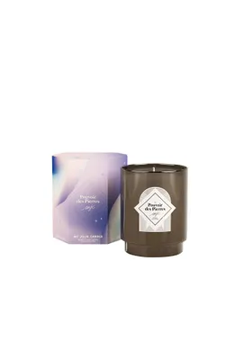 SCENTED CANDLE 50H Necklecí with Pearls le Pouvoir de Pierresses Blue Flower 323024