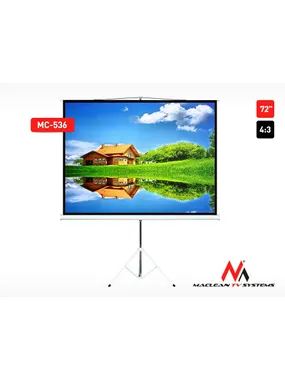 Projector screen 72cale 4:3 MC-536