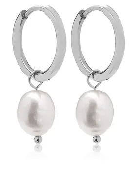 Charming steel earrings with pearls 2in1 VAAXF340S